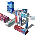 Modern toothpaste 3d model
