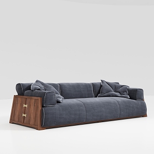 Sofa Multiplayer Sofa Chinese Sofa 3d model