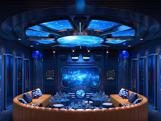 Bar KTV Room 3d model