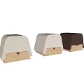 Quiet Style Makeup Stool Shoe Changing Stool Sofa Stool Low Stool 3d model