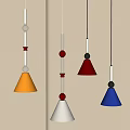 Pendant lamp combination 3d model