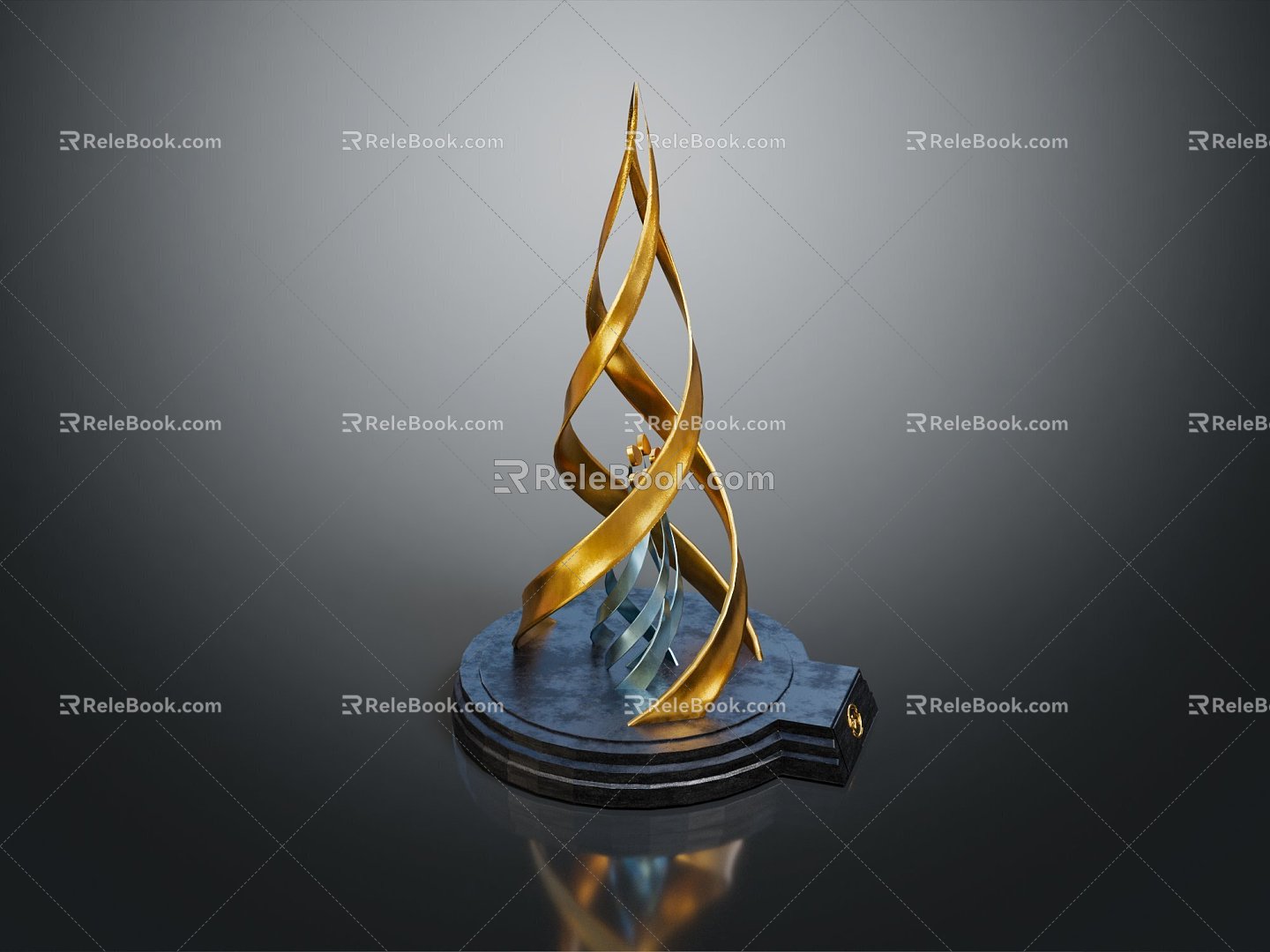 Modern Trophy Claw Trophy Champion Trophy Gold Cup 3d model