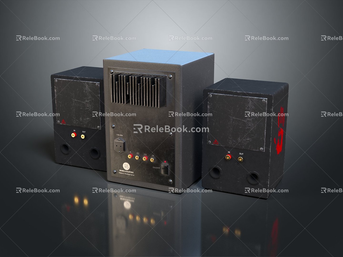 speaker sound wireless speaker wireless bluetooth speaker 3d model