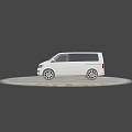 Sleek White Volkswagen Minivan With Modern Exterior Design And Stylish Alloy Wheels