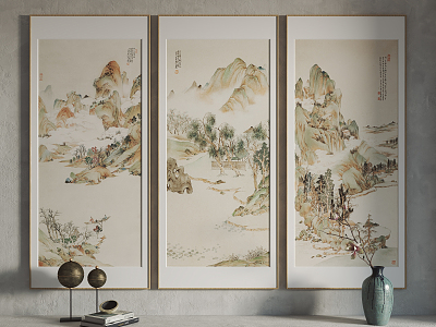 New Chinese Landscape Painting Hanging Painting Decorative Painting model