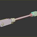Stainless Steel Mechanical Connector With Shiny Surface And Bolted End Pieces