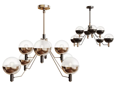 Modern Chandelier Art Chandelier Spherical Chandelier 3d model