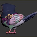 bird bird bird bird game animal cartoon animal animal realistic animal 3d model