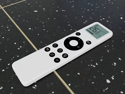 Modern remote control air conditioner air conditioner millet remote control 3d model