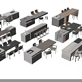 Modern Stylish Dining Chairs With Wooden Tables And Metal Frames For Kitchen Dining Areas