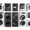 Modern Washing Machines Various Models Styles And Colors For Home Laundry Use