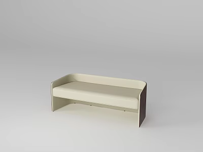 Modern Bed End Stool Bed Stool 3d model