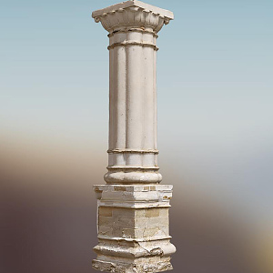 European Roman Column Roman Column 3d model