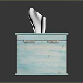 Box Paper Box Luggage Container PBR 3d model