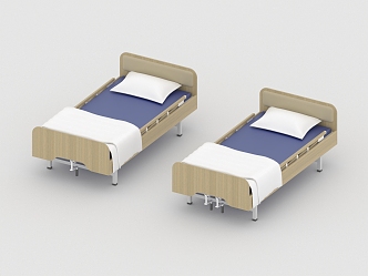 Modern medical bed 3d model