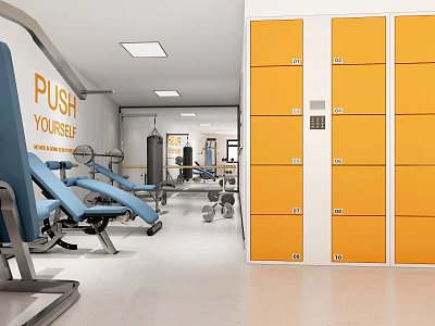 Modern Gym 3d model