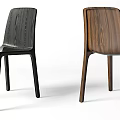 Sleek Leisure Chair Collection With Wooden Leather Seats Brown Black Tones And Metal Frames