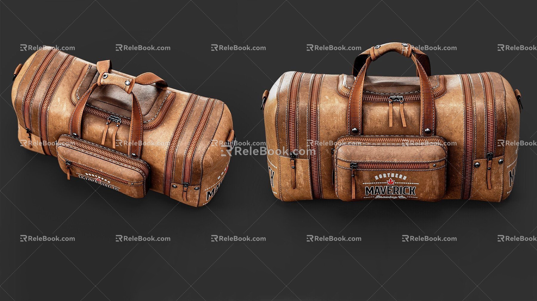 Handbag Handbag Leather Bag Briefcase Bag Duffel Bag Travel Bag 3d model