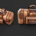 Handbag Handbag Leather Bag Briefcase Bag Duffel Bag Travel Bag 3d model