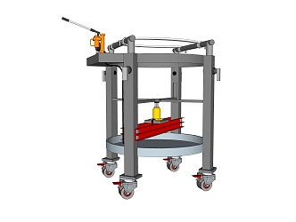 modern pressure filling machine 3d model