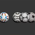 Diverse Patterned Soccer Balls As Essential Sports Equipment For Training And Matches