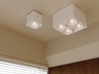 Modern Ceiling Downlights And Spotlights With Stylish Design For Interior Lighting 3d model