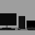 Computer Host Laptop 3d model