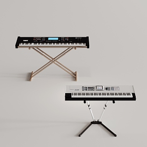 Piano Electronic Keyboard Performance Equipment Musical Instrument Music Equipment 3d model