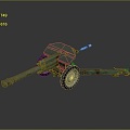 Artillery Gun Artillery Ship Gun Gun Siege Gun Cannon Anti-aircraft Breaking Heavy Gun Heavy Gun 3d model