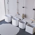 Mop pool mop pool faucet 3d model