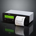 Office Thermal Printer With Digital Display And Printed Receipt For Workplace Use