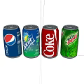 Refrigerator Storage For Pepsi Sprite Coke And Mountain Dew Beverage Cans