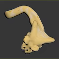 snake cobra venomous snake python reptile cold-blooded animal reptile 3d model