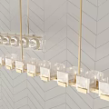 Modern Various Chandelier Styles With Gold Frame And Glass Shades For Home Decor