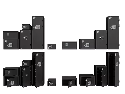 Modern Safe Safe 3d model