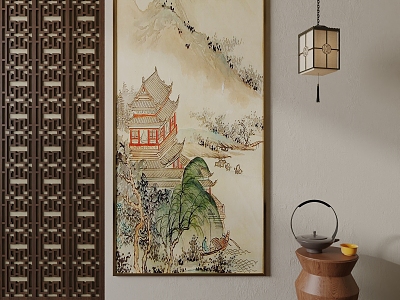 New Chinese Decorative Painting model