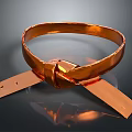 Copper Decorative Household Item With Knot Design And Loop Shape For Daily Use 3d model