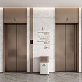 Elevator Elevator Hall Elevator Door Elevator Button Lobby Elevator Hotel Elevator 3d model