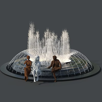 Landscape Fountain 3d model