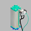 Water quality testing instrument 3d model
