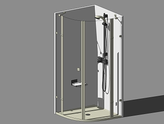 Shower room 3d model