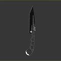 Stylish Kitchen Knife With Decorative Handle And Sharp Blade For Daily Use