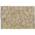 Natural Stone Wall with Irregular Shaped Tiles and Varied Gray Brown Tones Rustic Textured Surface