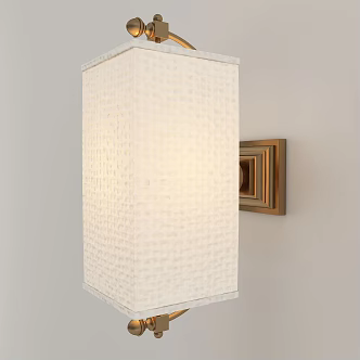 New Chinese style wall lamp 3d model