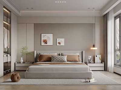Modern Bedroom 3d model