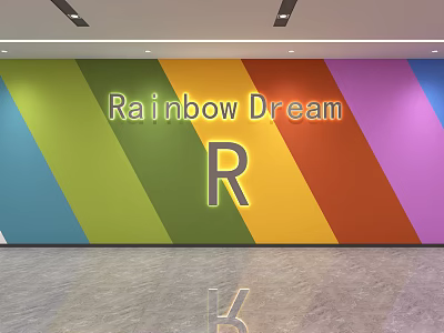 Partition art wall model 3d model