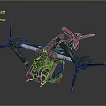 Futuristic Aerial Vehicle for Space Exploration with Multiple Propellers and Advanced Wing Structure