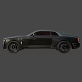 Svelution Black Luxury Car With Sporty Exterior Design And Black Alloy Wheels