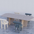 Children's tables and chairs 3d model