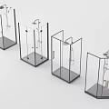 Modern Glass Shower Enclosures With Different Styles And Shower Heads